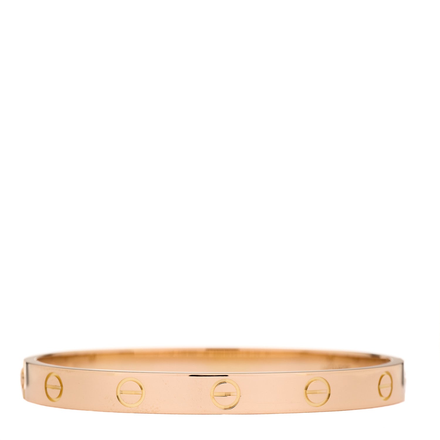 18k Pink Gold Love Bracelet 16