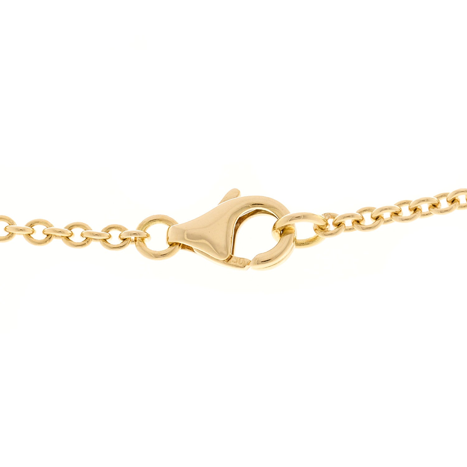 18K Yellow Gold Interlocking LOVE Necklace