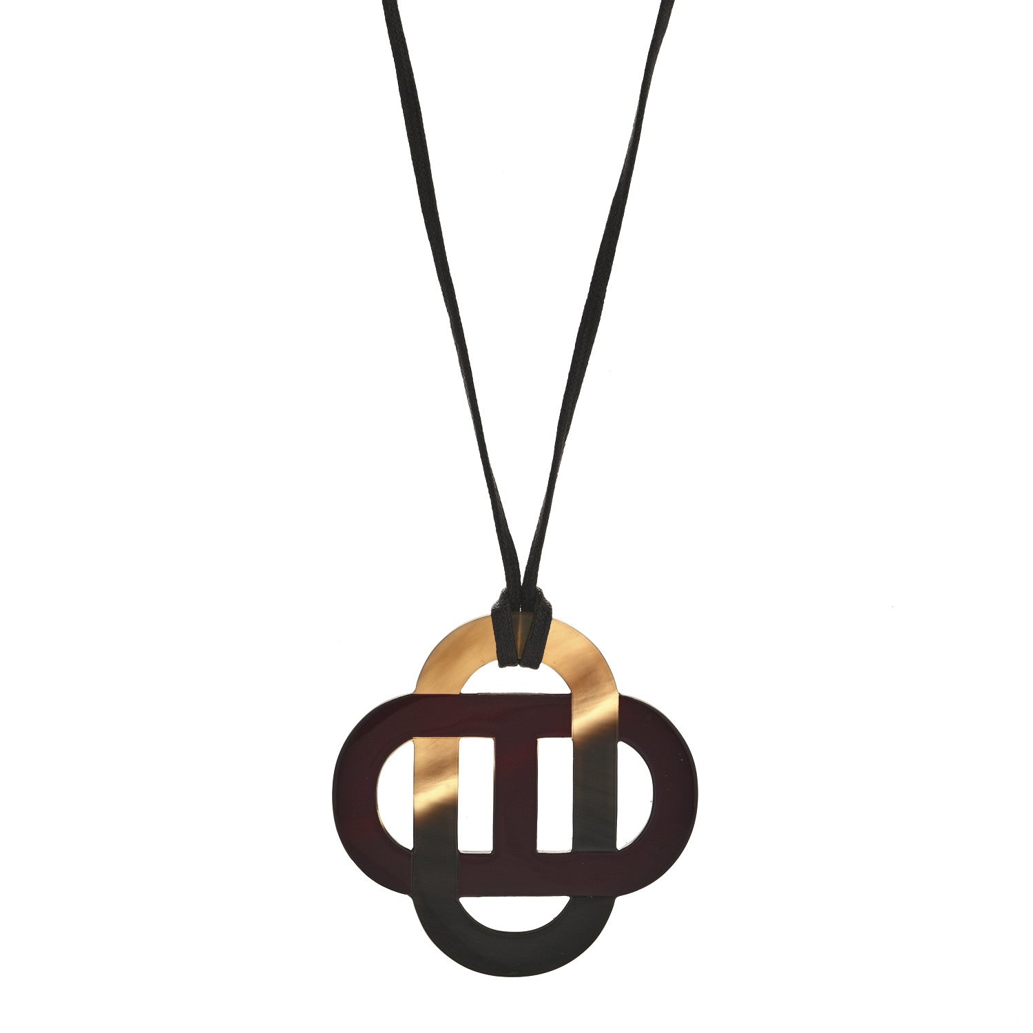 Buffalo Horn Lacquer Isatis Necklace