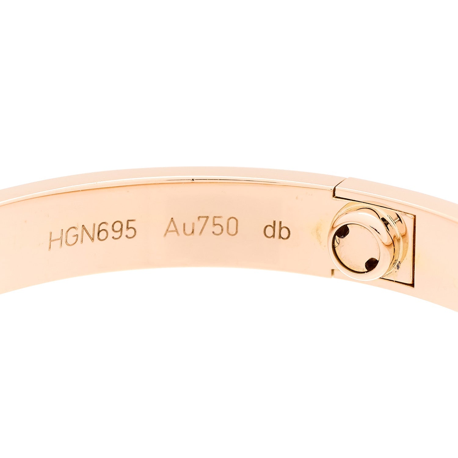 18k Pink Gold Love Bracelet 16