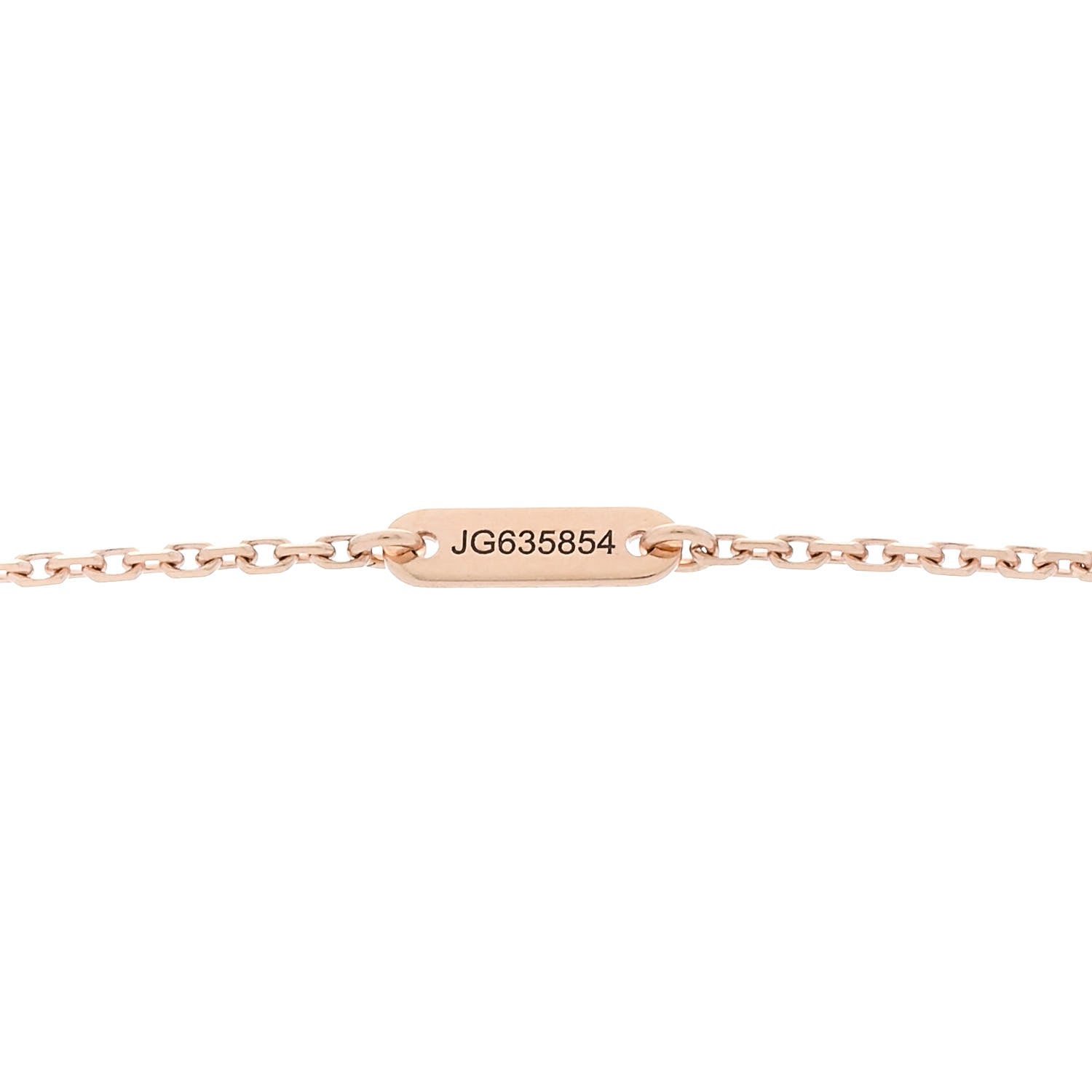 18K Rose Gold Carnelian Sweet Alhambra Heart Pendant Necklace