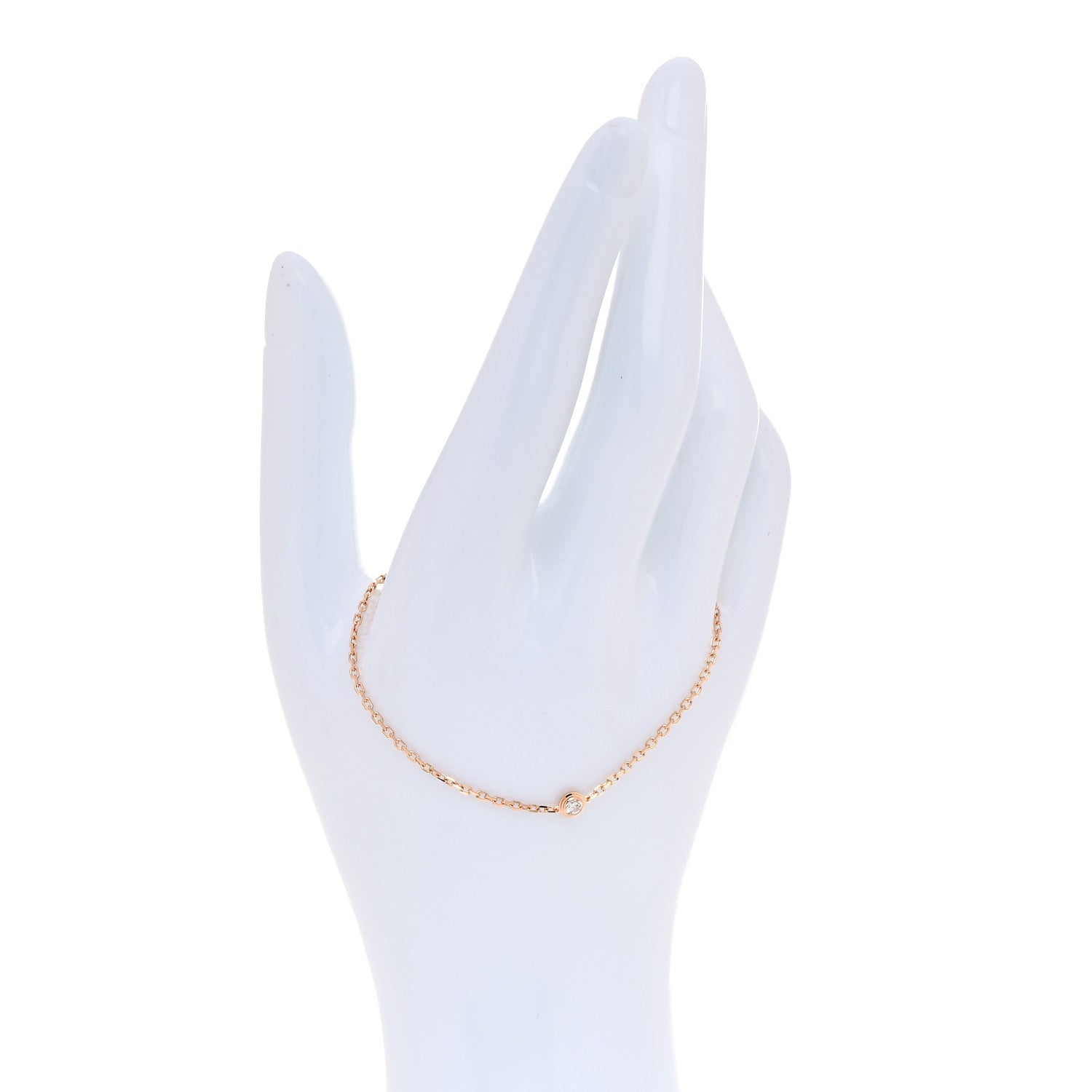 18K Pink Gold Diamond SM D'Amour Bracelet