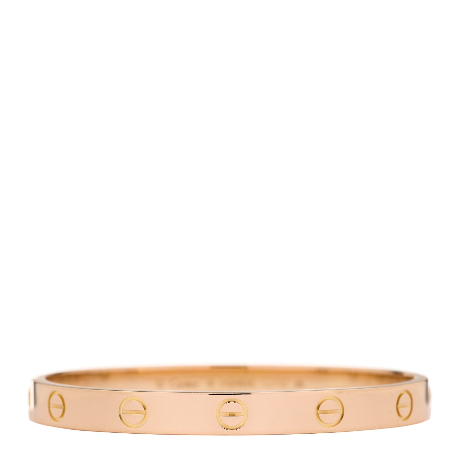 18k Pink Gold Love Bracelet 16