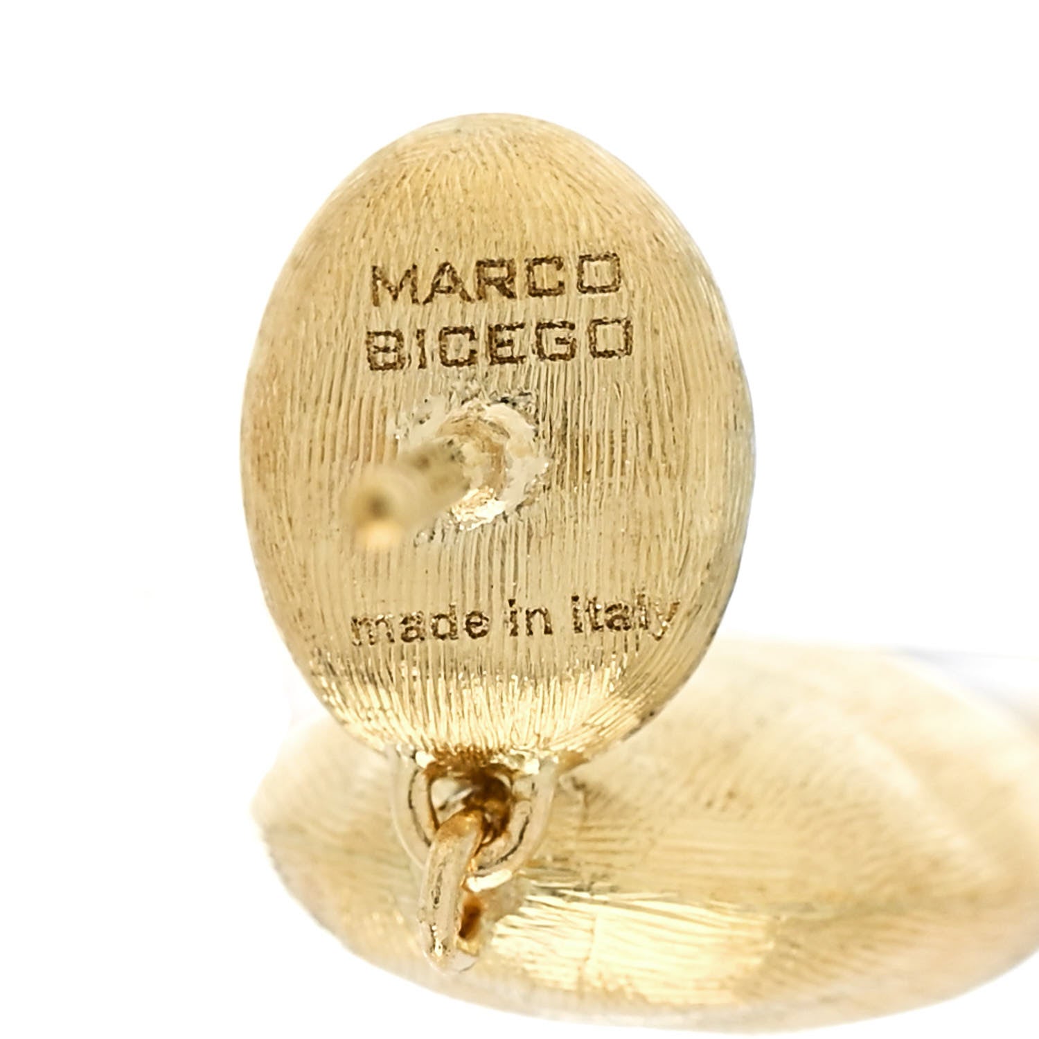 18K Yellow Gold Diamond Medium Siviglia Drop Earrings