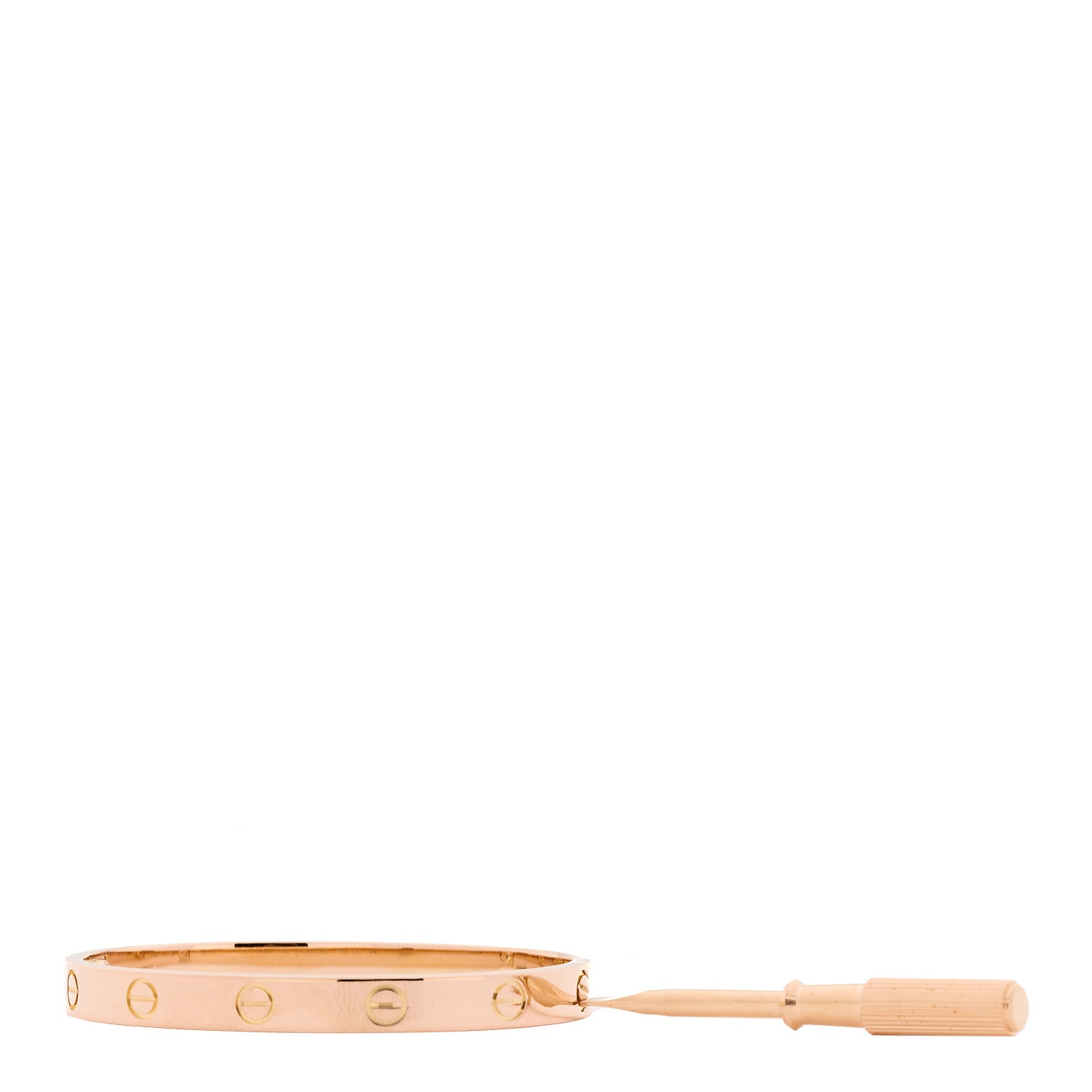 18k Pink Gold Love Bracelet 16
