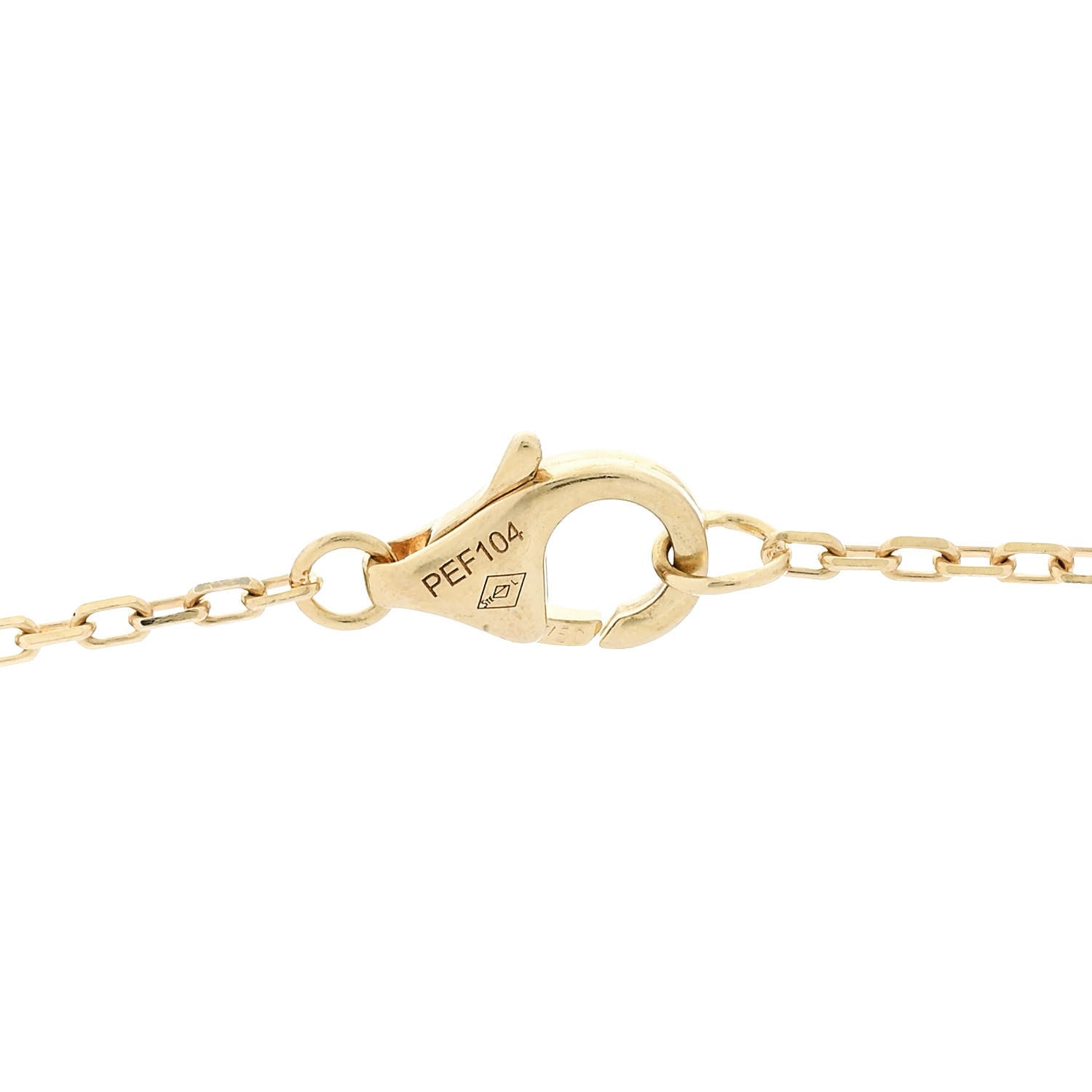 18K Yellow Gold Diamond Juste Un Clou Pendant Necklace