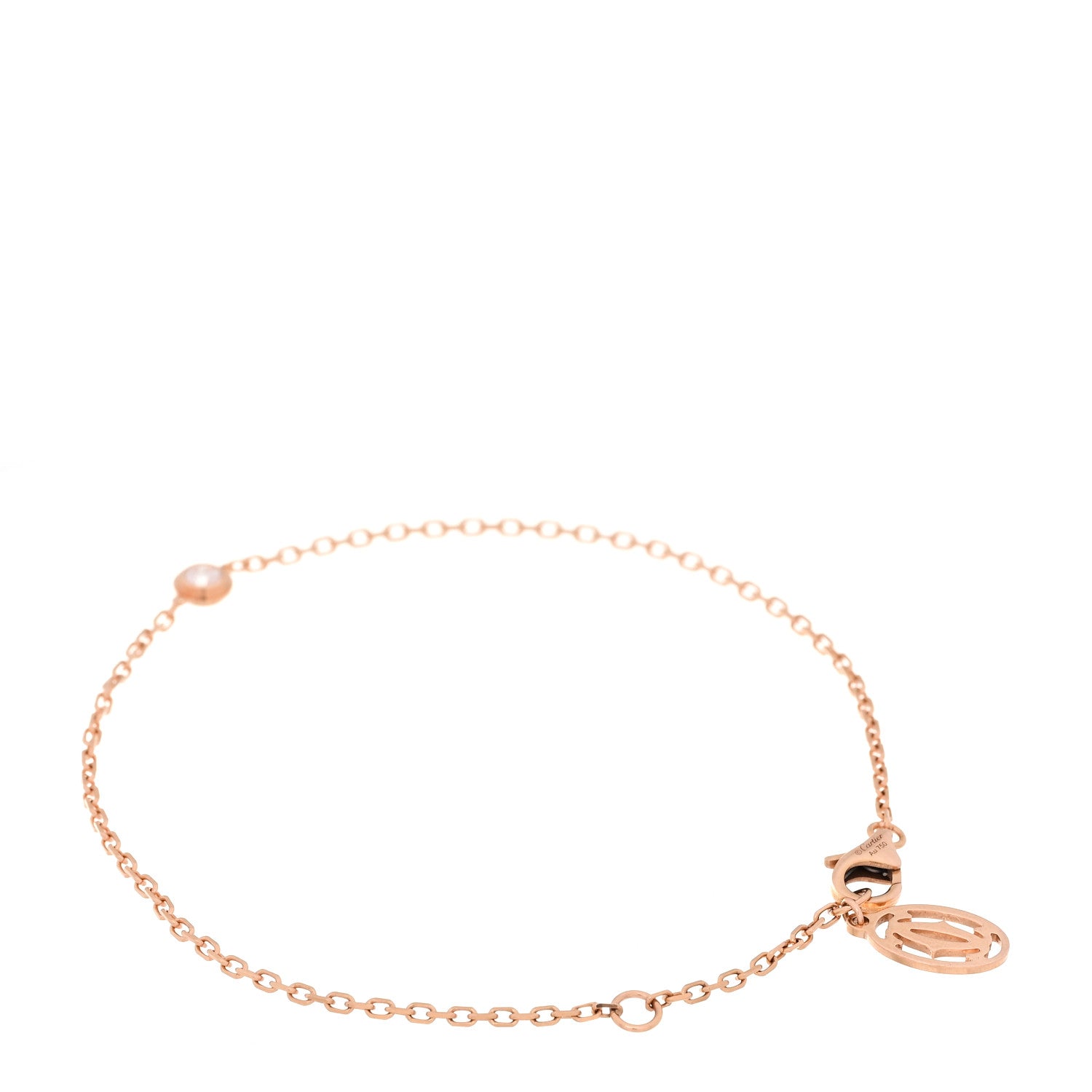18K Pink Gold Diamond SM D'Amour Bracelet