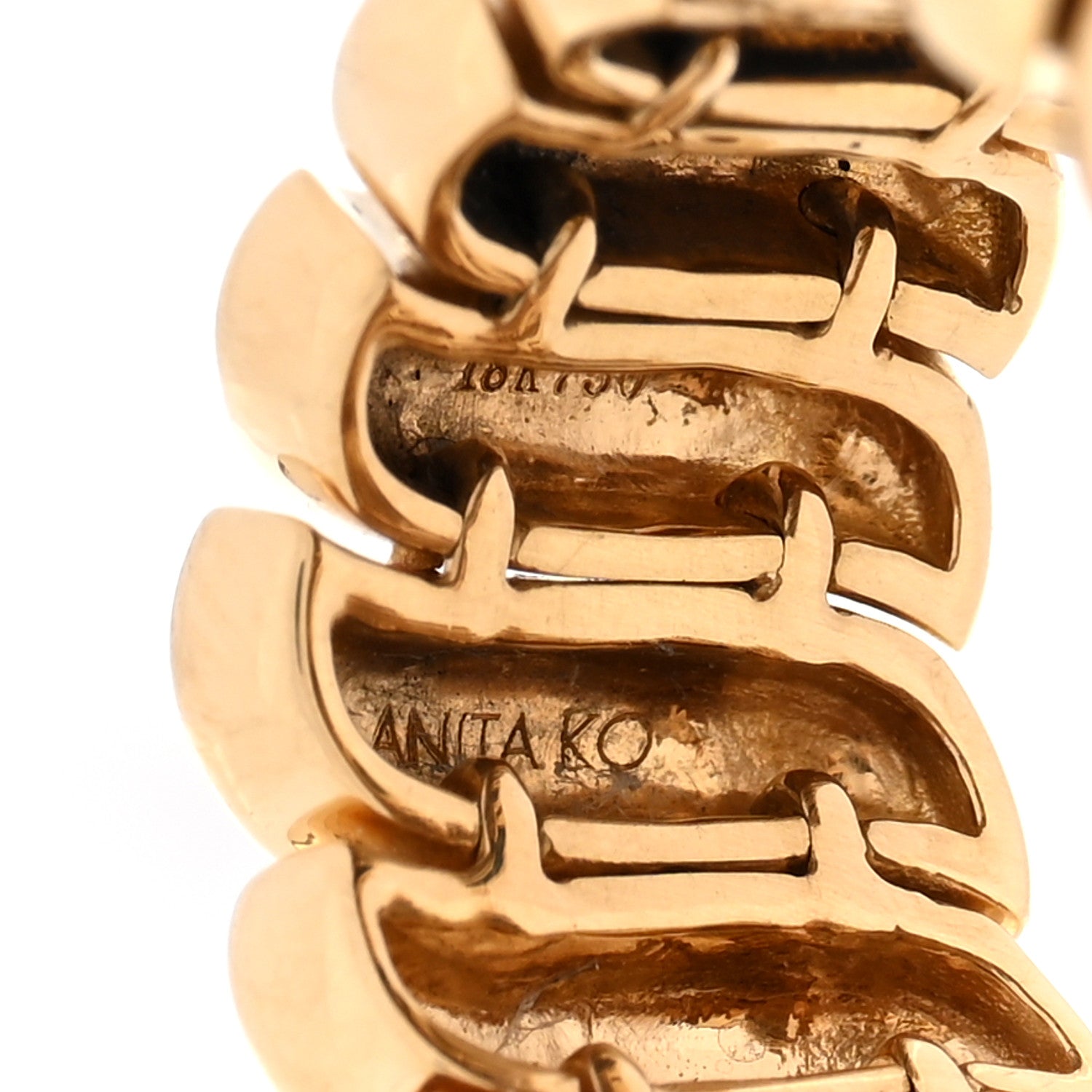 18K Yellow Gold Large Zoe Ring 49 4.75