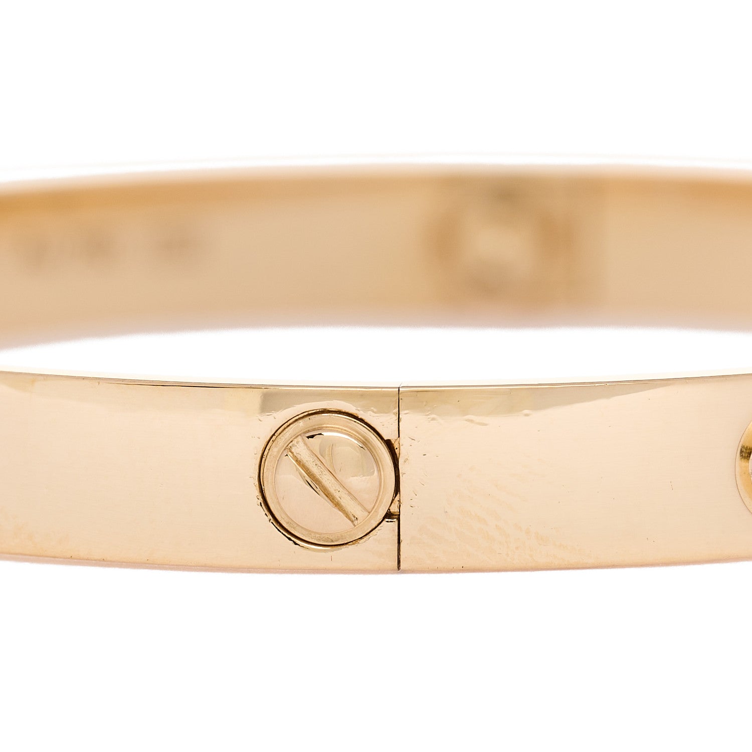 18K Yellow Gold 4 Diamond LOVE Bracelet 16