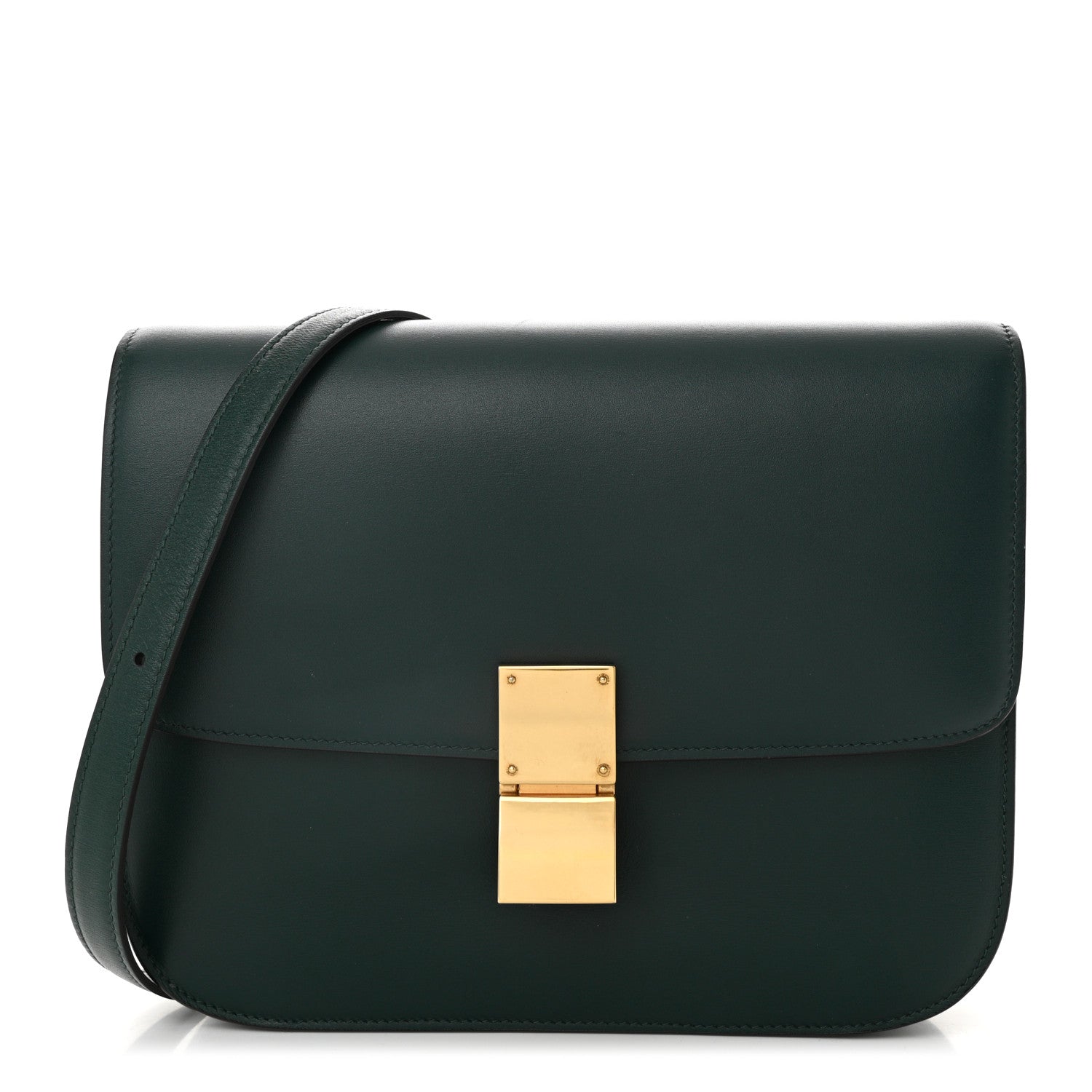 Box Calfskin Medium Classic Box Flap Bag Amazone