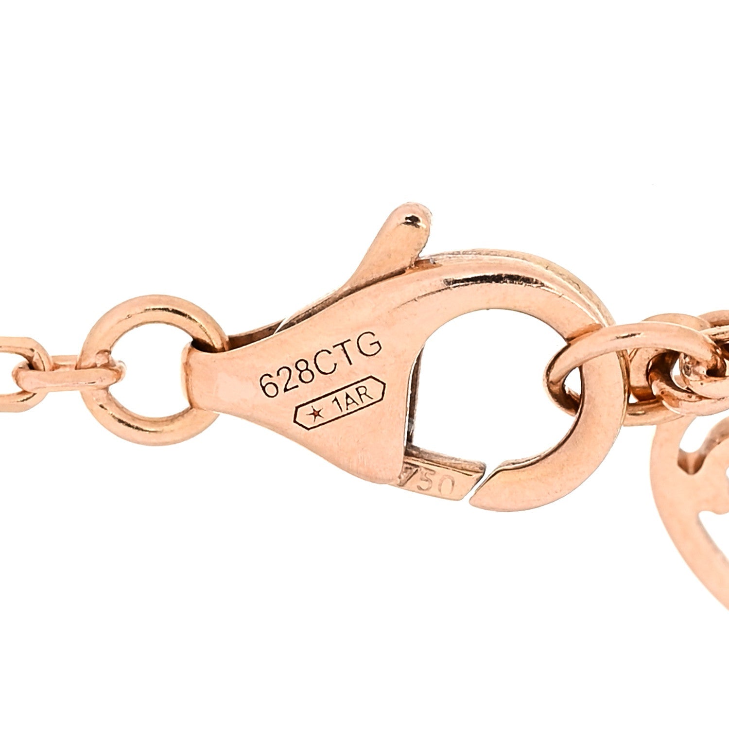 18K Pink Gold Diamond SM D'Amour Bracelet