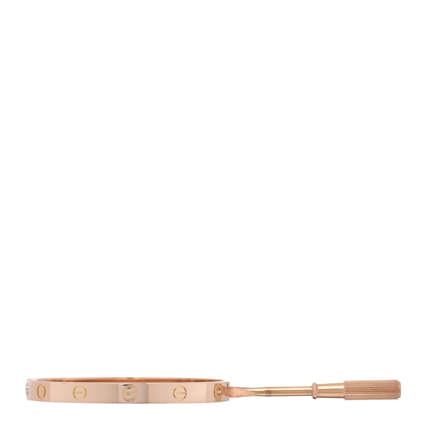18K Pink Gold LOVE Bracelet 17