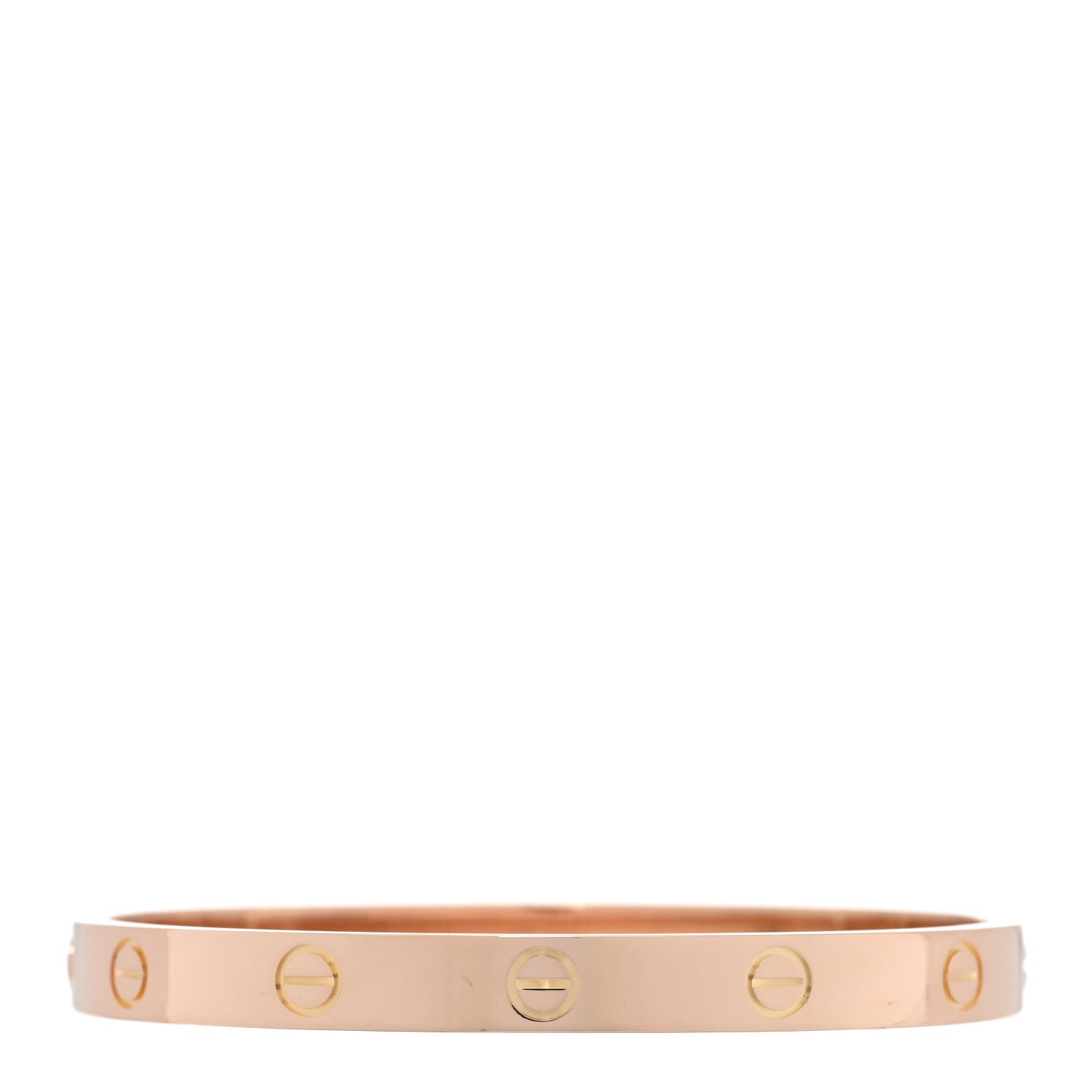18K Pink Gold LOVE Bracelet 17