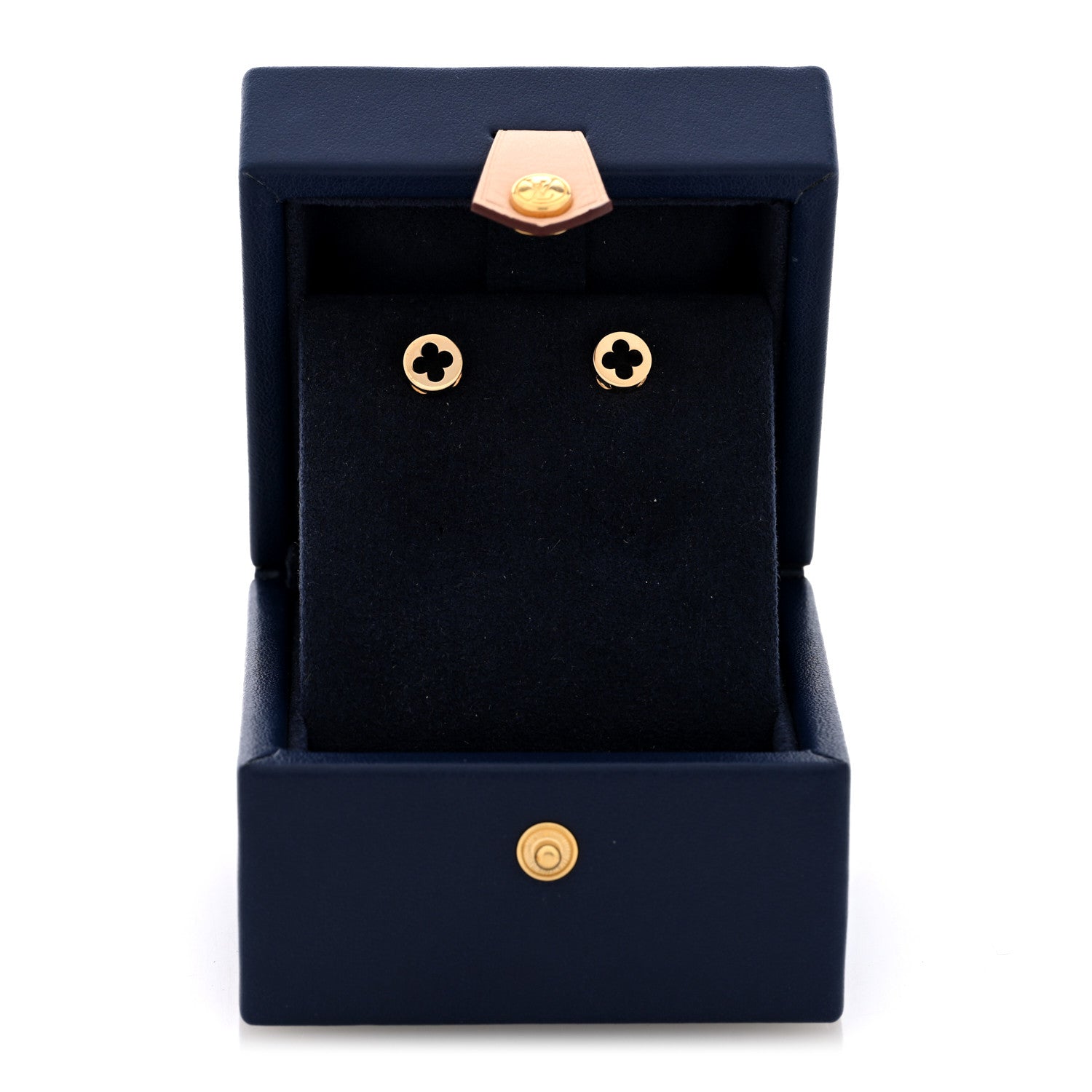 18K Yellow Gold Empreinte Ear Studs Earrings