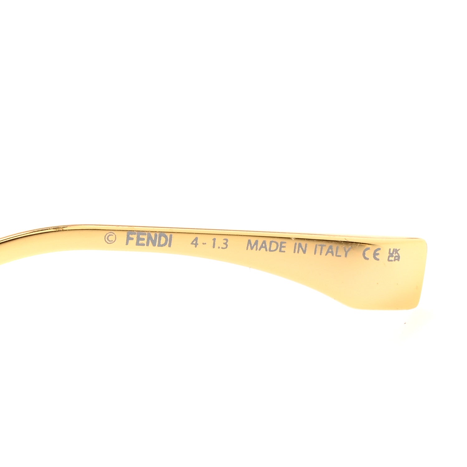 Acetate Fendigraphy Sunglasses FE40083U Gold