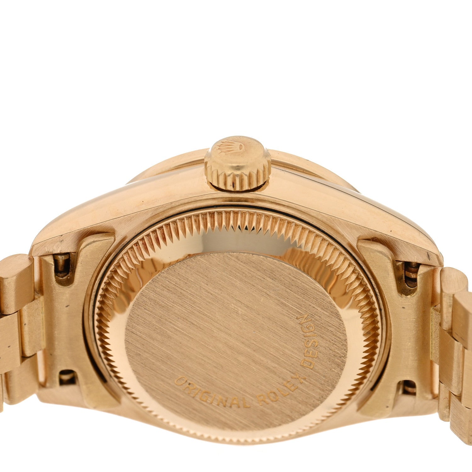 18K Yellow Gold Diamond 26mm Datejust President Watch Champagne 69138