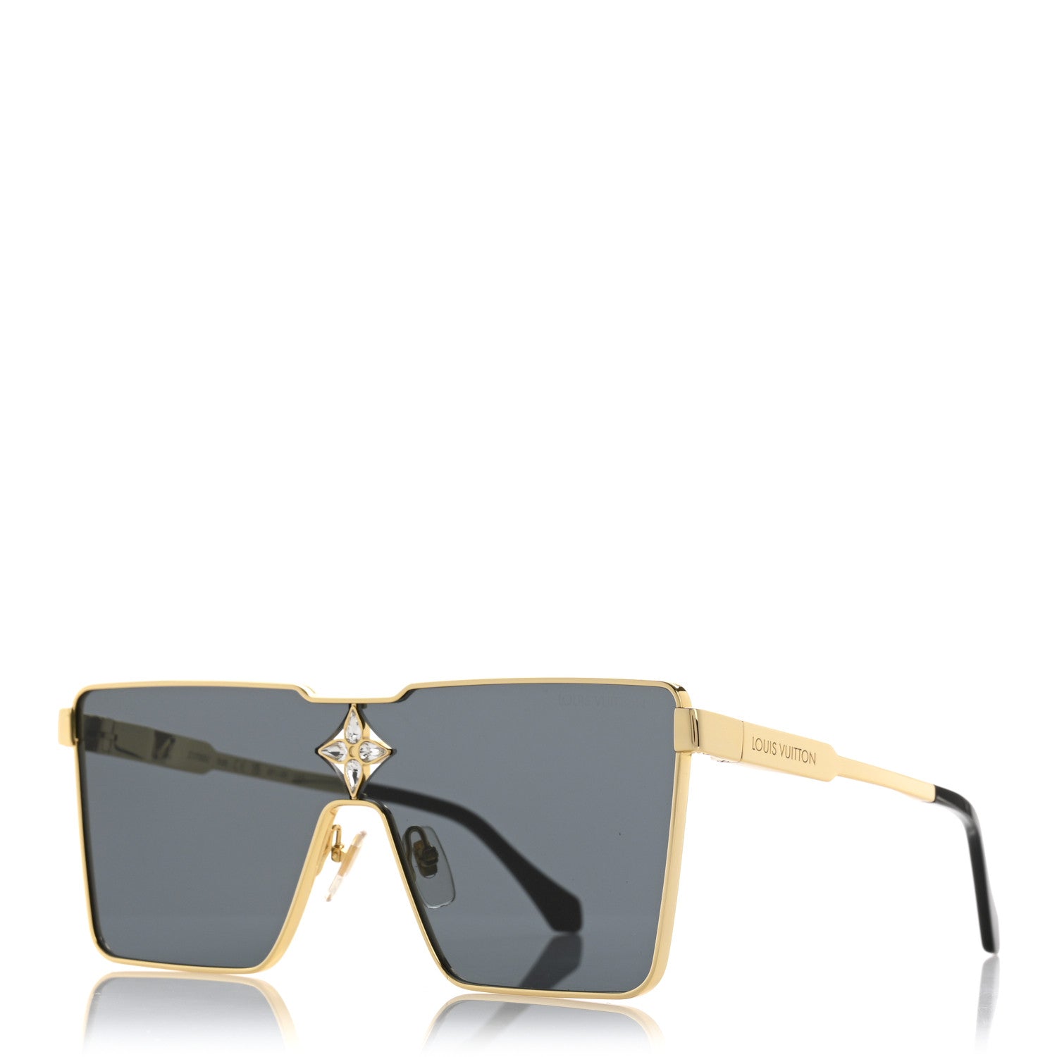 Acetate Swarovski Crystal Cyclone Sunglasses Z1700U Gold