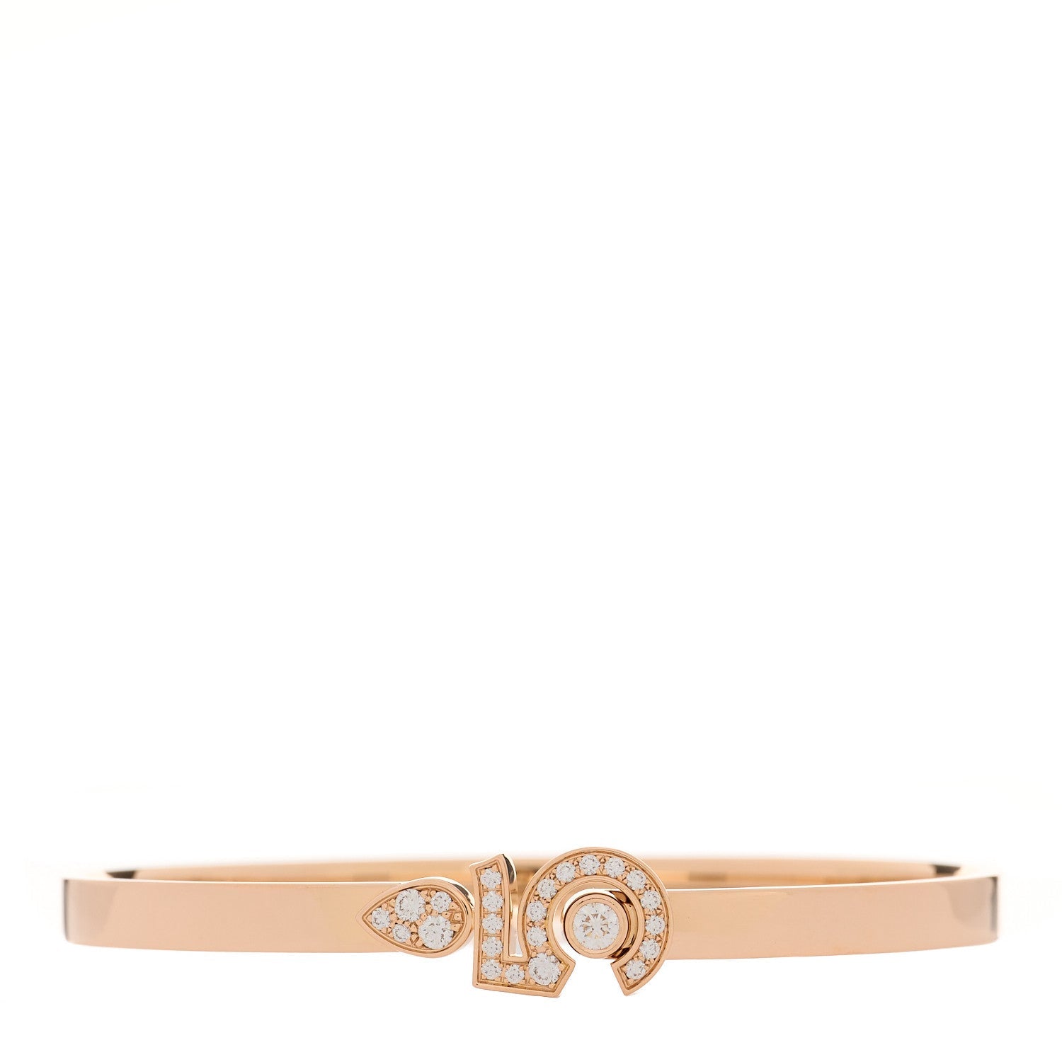 18K Beige Gold Diamond Eternal No.5 Bracelet M