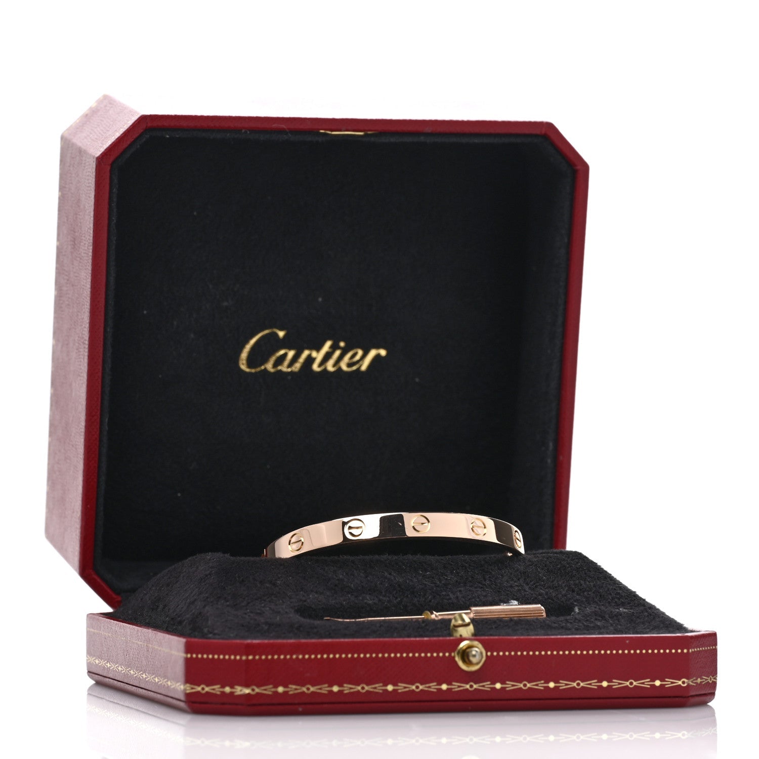 18K Pink Gold LOVE Bracelet 17