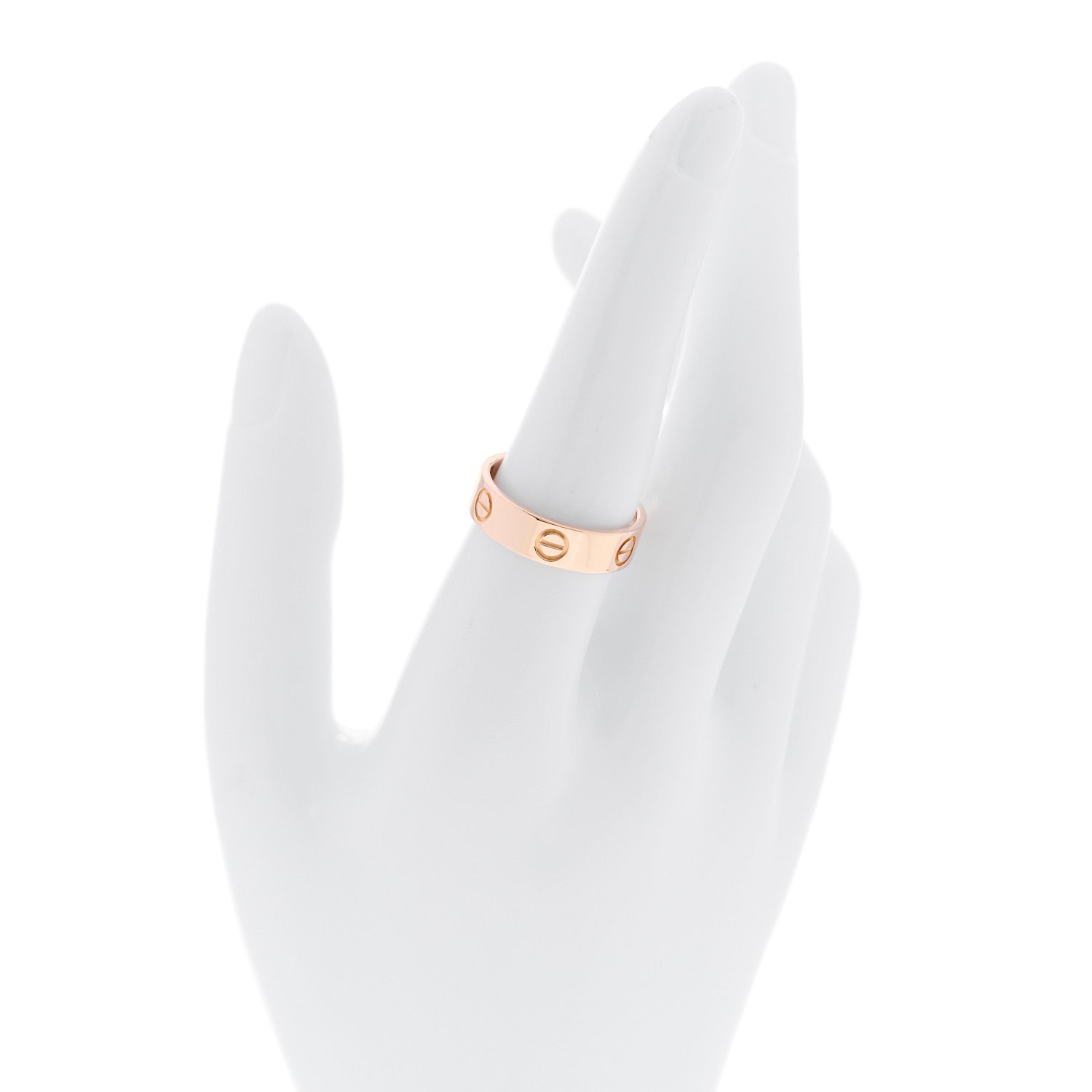 18K Pink Gold 5.5mm LOVE Ring 57 8