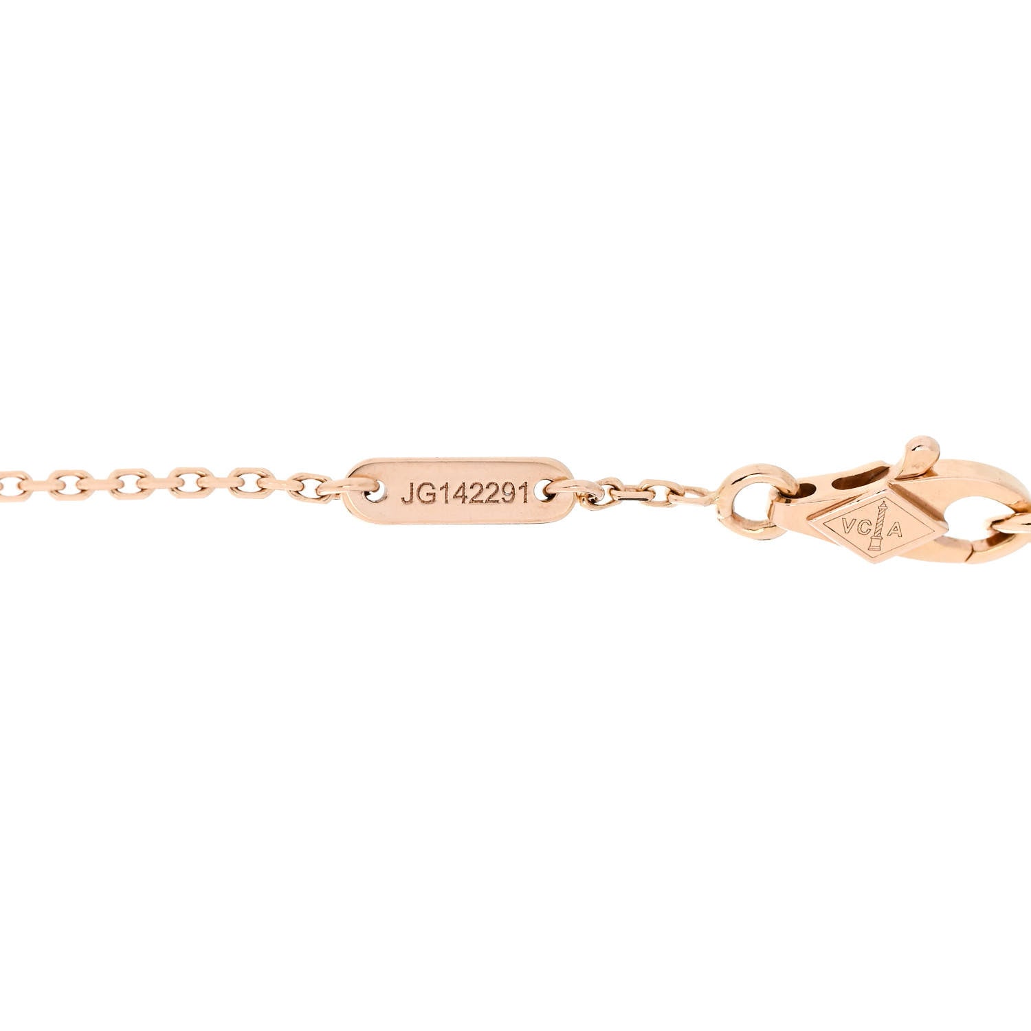 18K Rose Gold Carnelian Sweet Alhambra Heart Bracelet