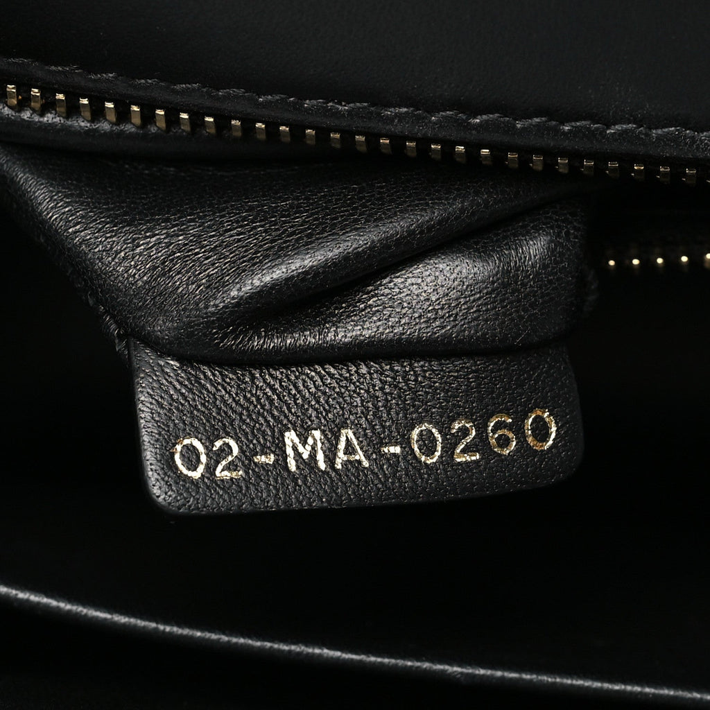 Grained Calfskin Embossed 30 Montaigne Chain Flap Bag Black