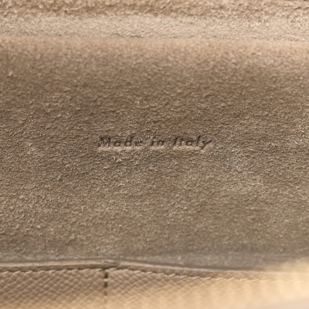 Grained Calfskin Mini Belt Bag Light Taupe