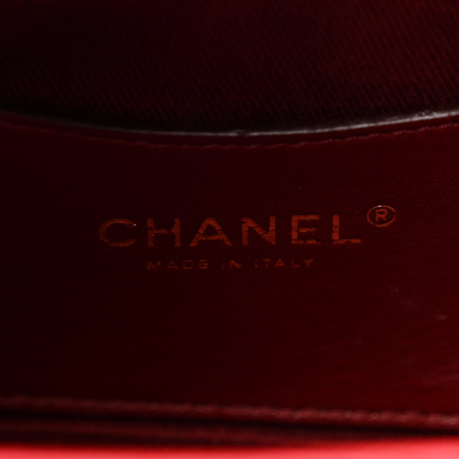 Lambskin Quilted Medium Just Mademoiselle Red