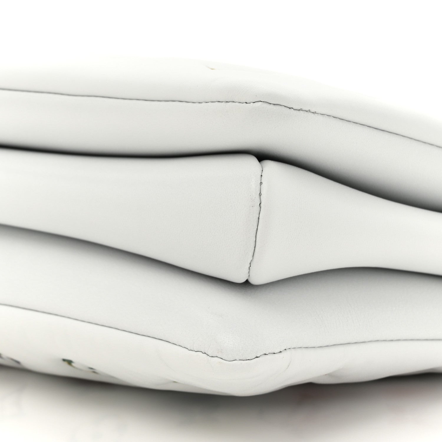 Lambskin Embossed Monogram LV Garden Coussin PM Cream