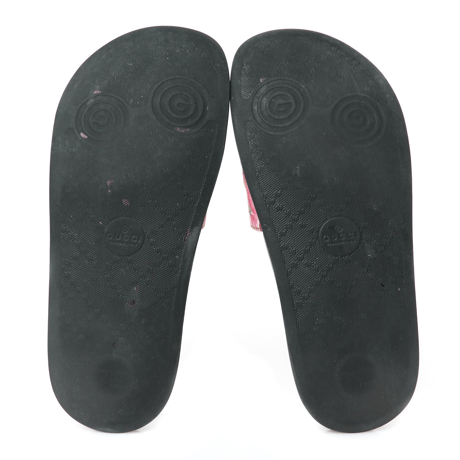 GG Supreme Monogram Blooms Slide Sandals 36 Beige Multicolor