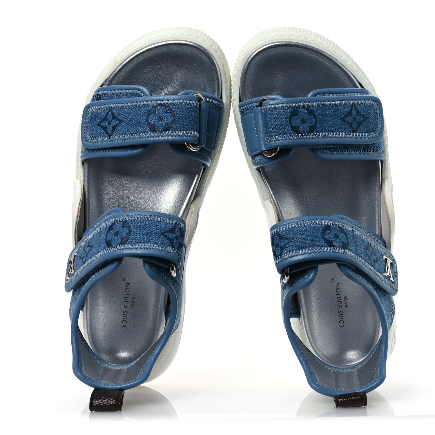 Monogram Denim LV Archlight Sandal 35.5 Denim Blue