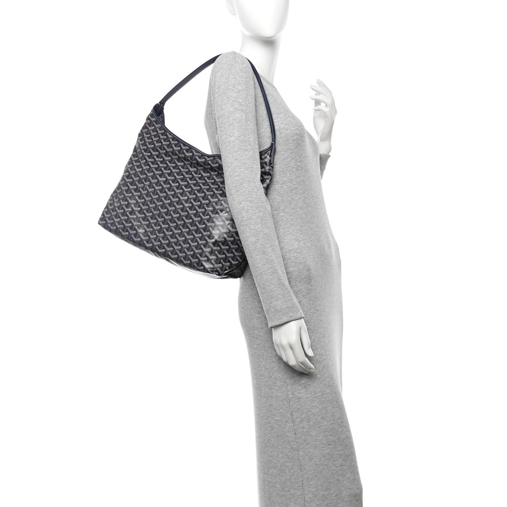 Goyardine Boheme Hobo Navy Blue