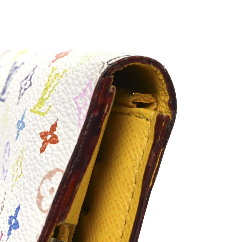 Monogram Multicolor Insolite Wallet White Citron