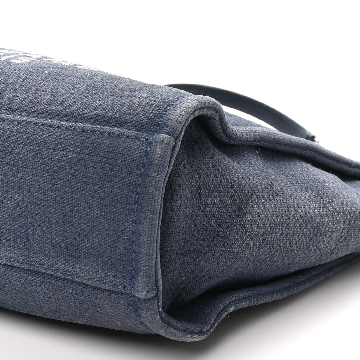 Canvas Mini Deauville Tote Blue