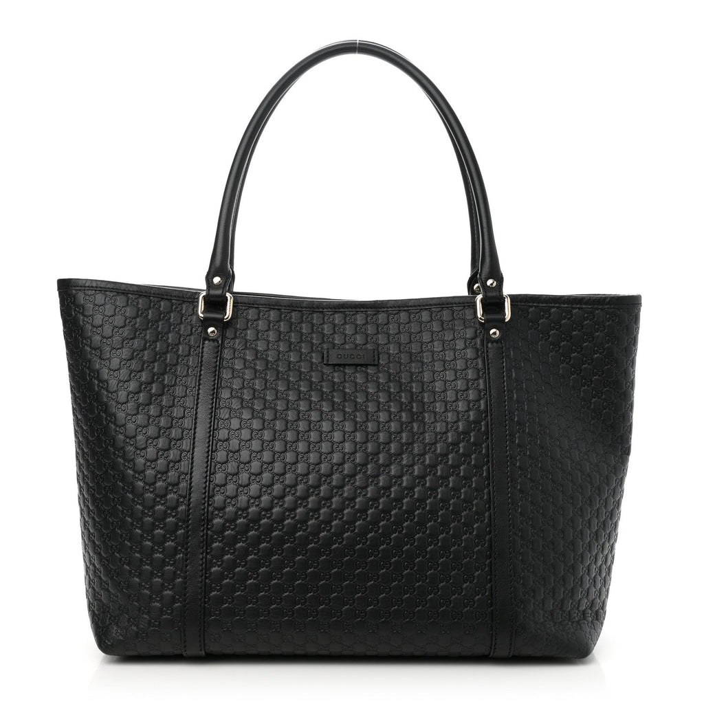 Microguccissima Medium Joy Tote Black