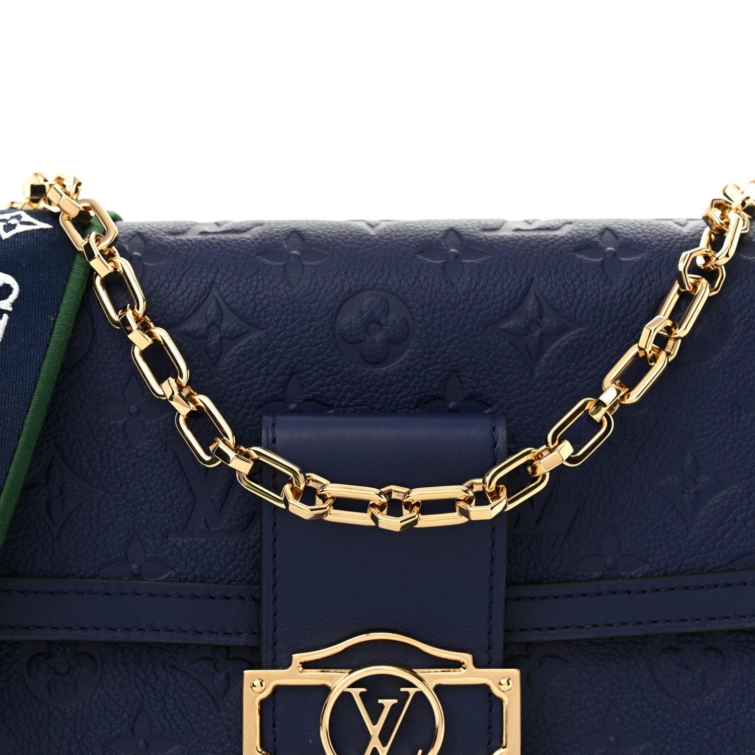 Empreinte Monogram Dauphine MM Blue Myrtle