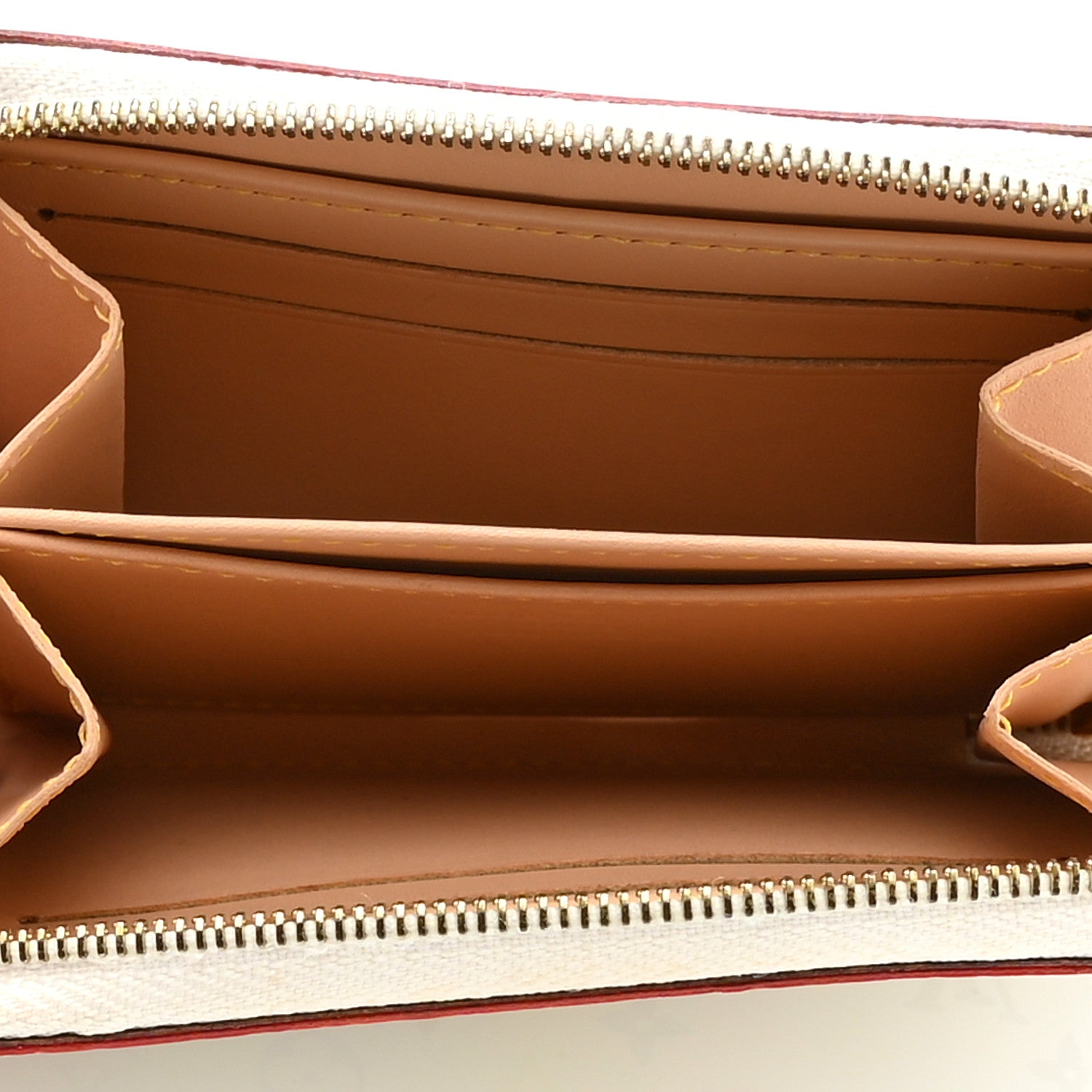 Monogram Multicolor Zippy Coin Purse Wallet White Litchi