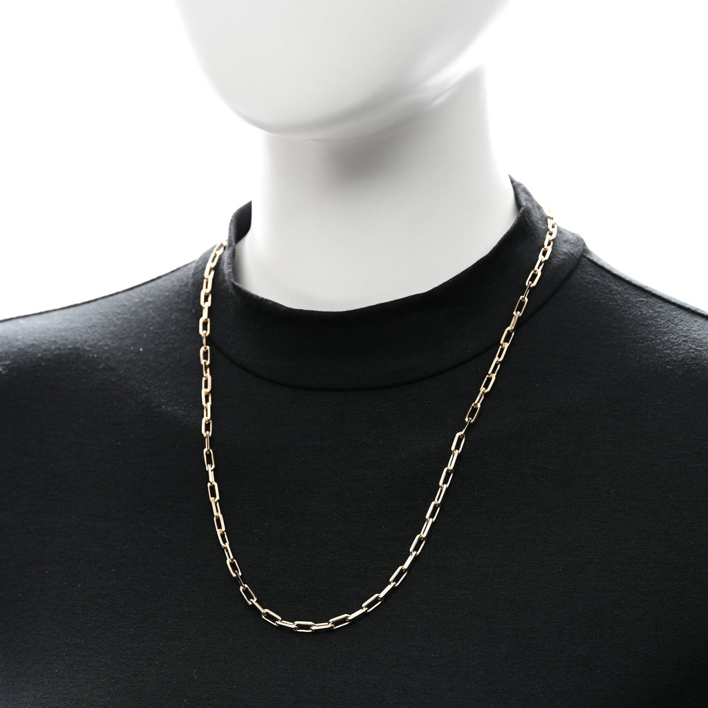 18K Yellow Gold SM Santos De Cartier Link Necklace