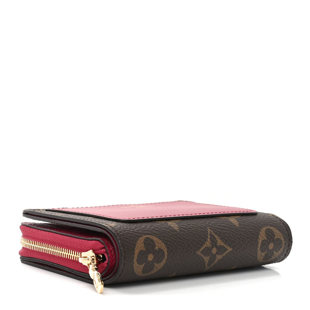 Monogram Lou Zippy Compact Wallet Red