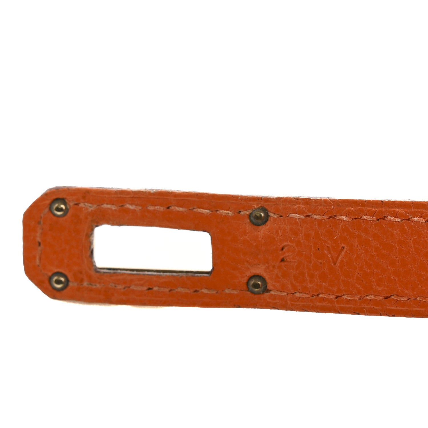 Chevre Mysore Medium Kelly Wallet Orange