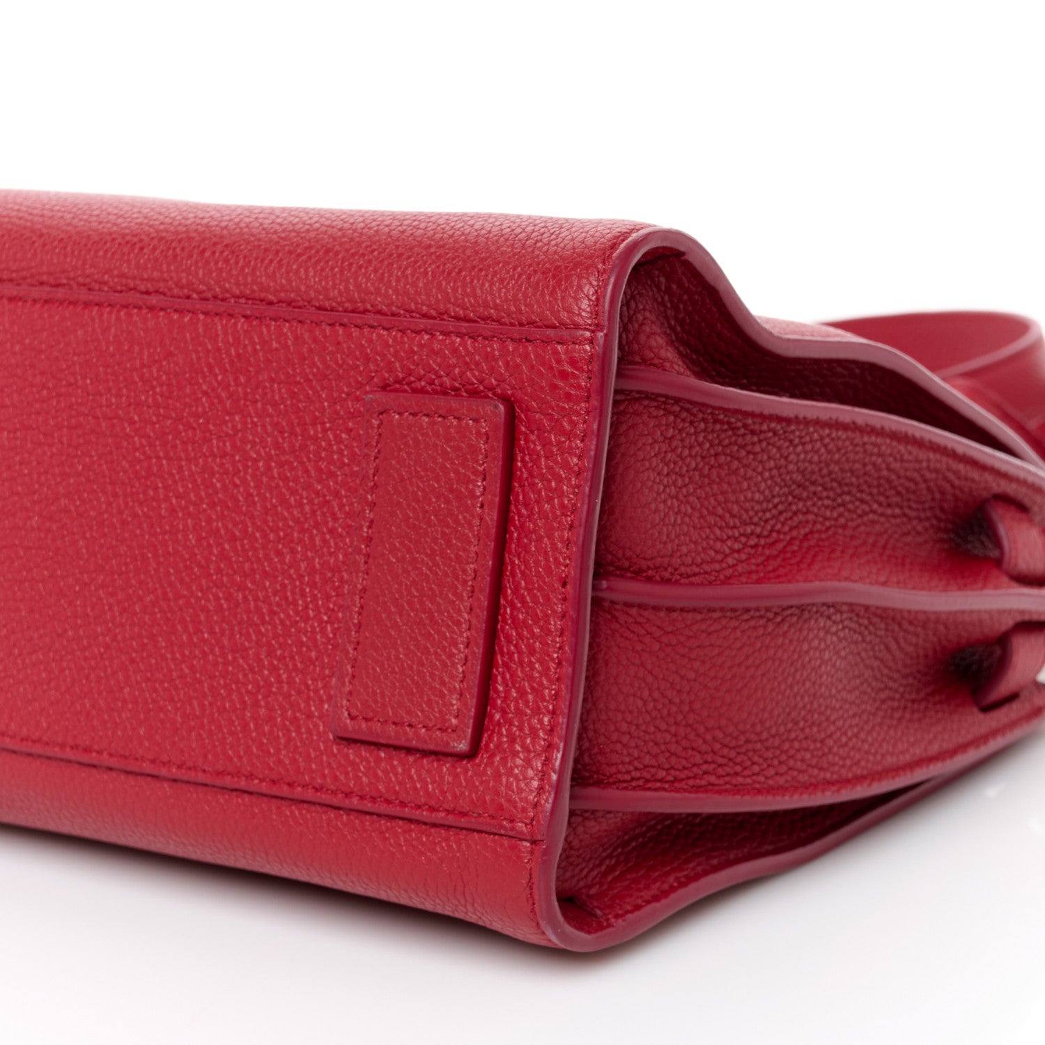 Grained Calfskin Baby Sac De Jour Souple Red