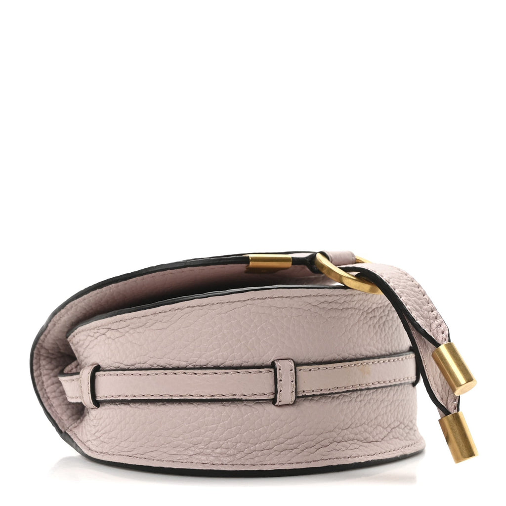 Calfskin Nano Marcie Saddle Bag Misty Lavender