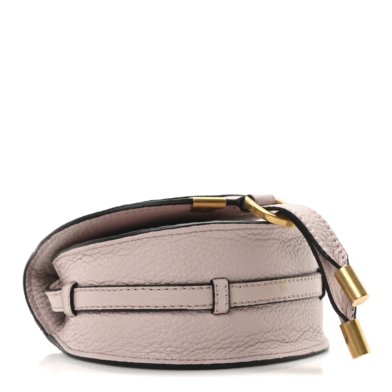 Calfskin Nano Marcie Saddle Bag Misty Lavender