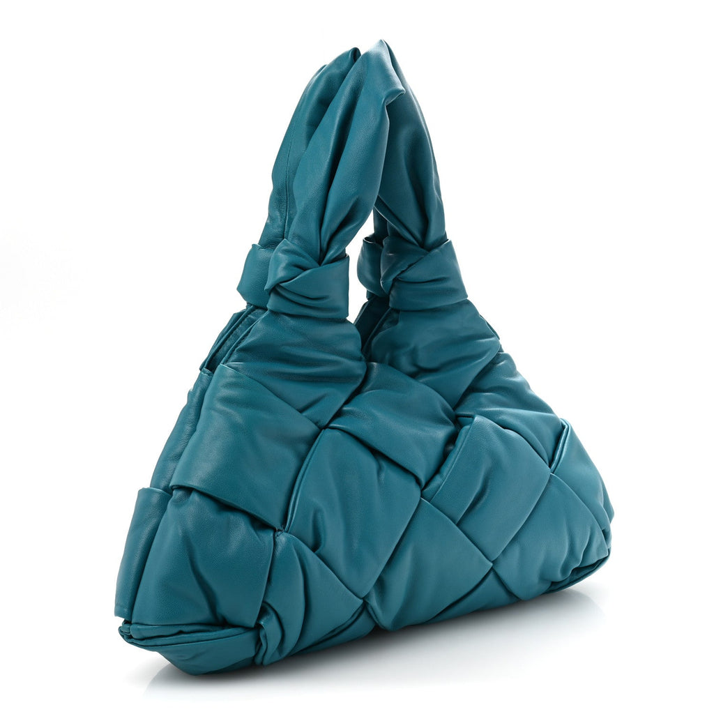 Lambskin Padded Lock Tote Blaster