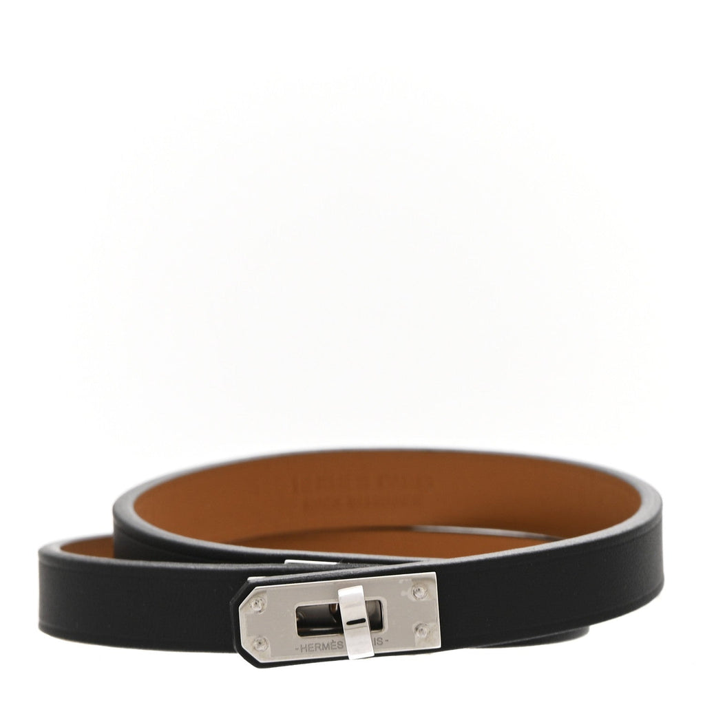 Box Kelly Double Tour Bracelet T4 Black