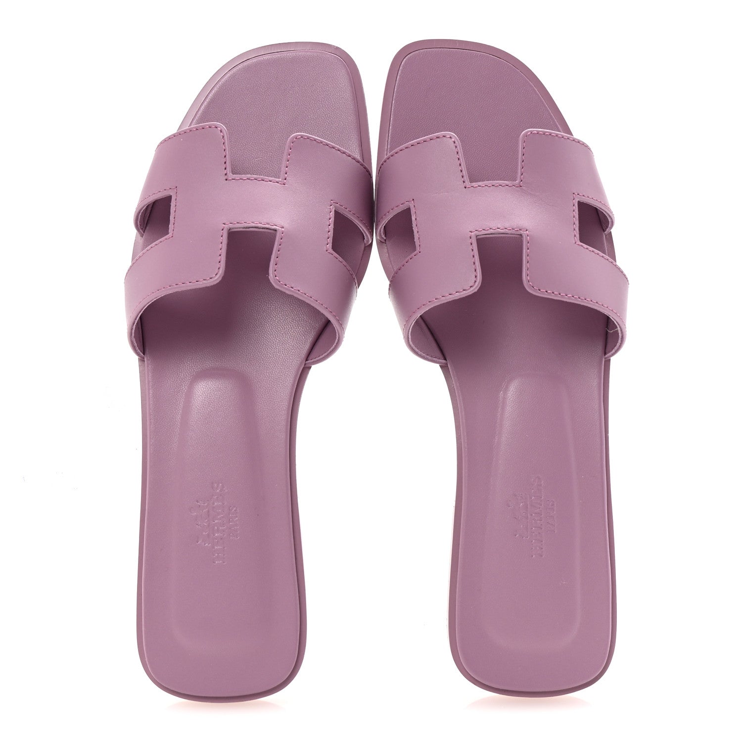 Calfskin Oran Sandals 38 Bruyère