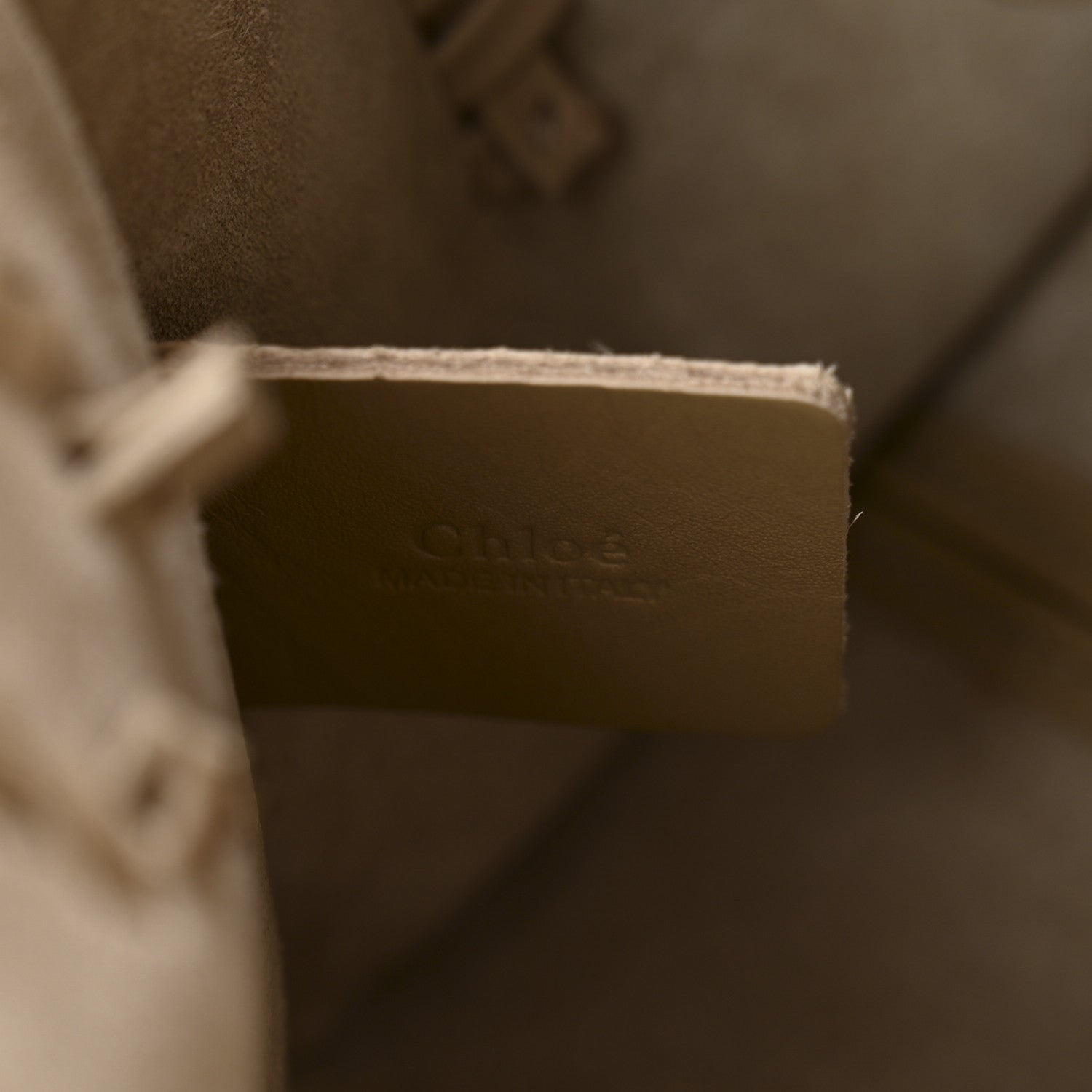 Calfskin Small Mony Tote Argil Brown