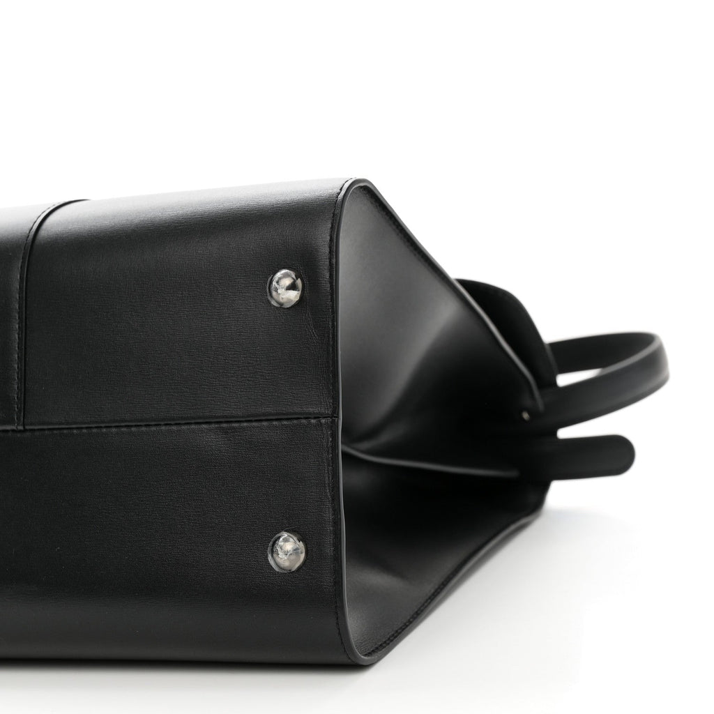 Calfskin MM L'Humour Brillant Satchel Black