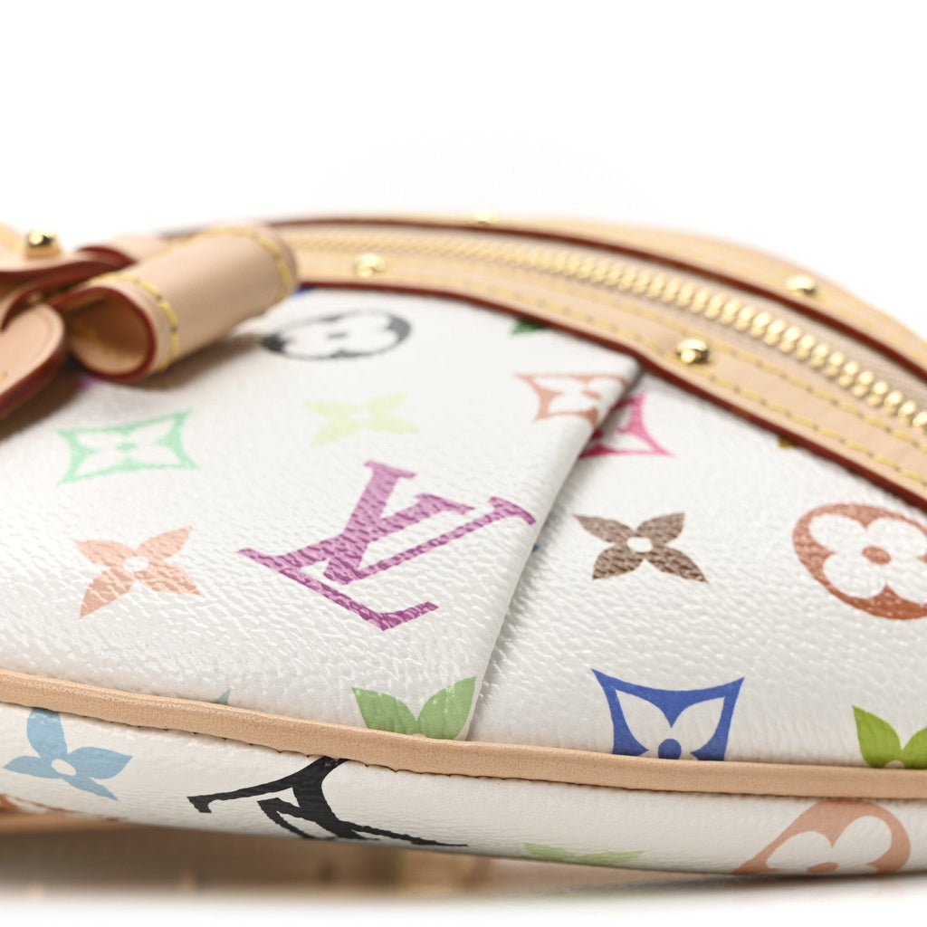 LV X TM Monogram Multicolor High Rise Bumbag White