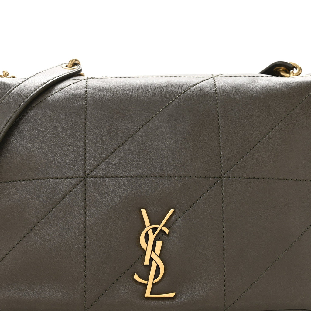 Lambskin Matelasse Monogram Small Jamie 4.3 Light Musk